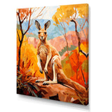 Colorful Kangaroo Kingdom - Kangaroo Bedroom Wall Art