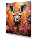 Popart Kangaroo Portrait - Kangaroo Wall Decor