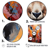 Popart Kangaroo Portrait - Kangaroo Wall Decor