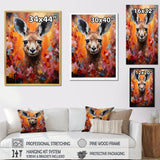 Popart Kangaroo Portrait - Kangaroo Wall Decor