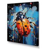Spotlight On Ladybugs - Blue Ladybug Wall Art