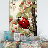 Cherry Lively Ladybug - Ladybug Home Decor Art