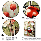 Cherry Lively Ladybug - Ladybug Home Decor Art