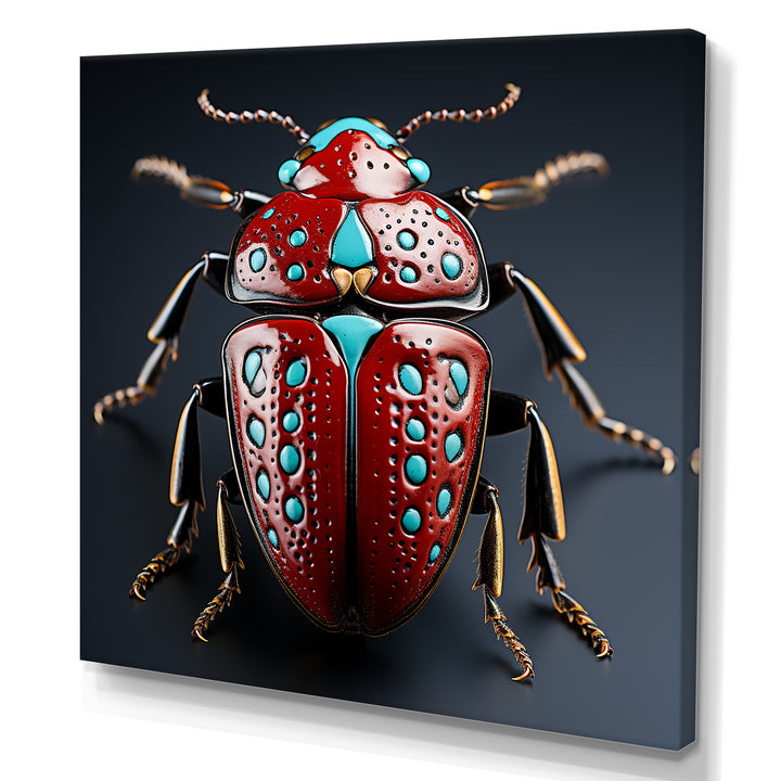 Mysterious Beetle Lullaby - Insects &amp; Bugs Canvas Wall Art