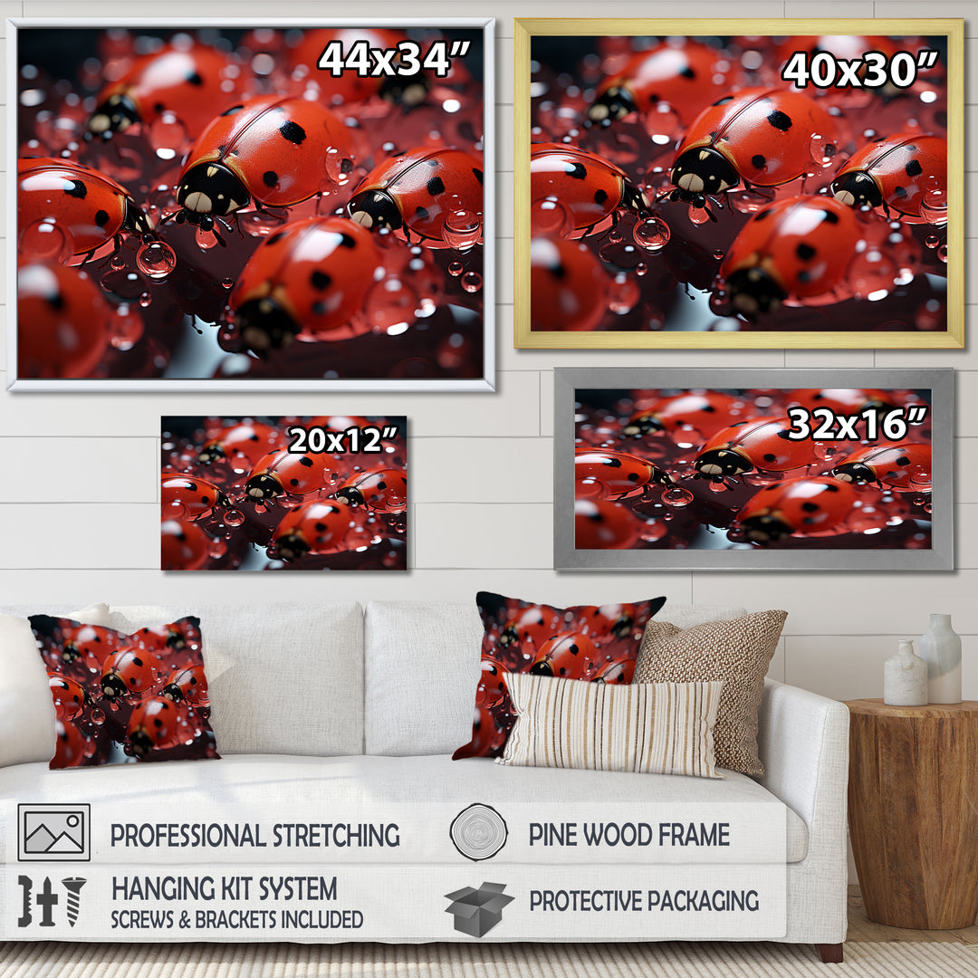 Dreamy Ladybug Reflections - Ladybug Wall Art Prints
