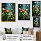 Ladybug S Blooming Emerald Garden - Red Ladybug Wall Art