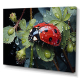 Rainy Ladybugs Lullaby - Ladybug Home Decor Art