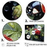 Rainy Ladybugs Lullaby - Ladybug Home Decor Art