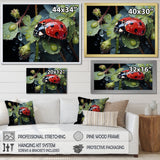 Rainy Ladybugs Lullaby - Ladybug Home Decor Art