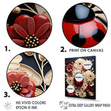 Curious Paper Mache Ladybug Garden - Ladybug Wall Decor