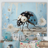 Garden Serenity Ladybug - Ladybug Canvas Wall Art