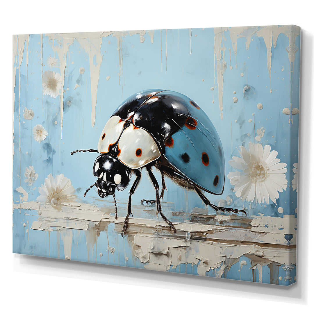 Garden Serenity Ladybug - Ladybug Canvas Wall Art