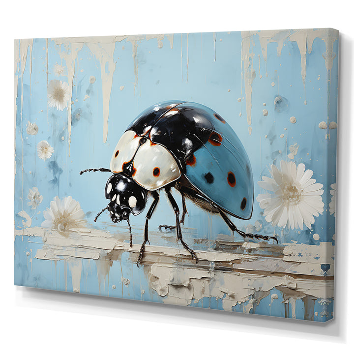 Garden Serenity Ladybug - Ladybug Canvas Wall Art