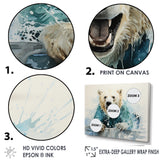 Polar Bears Snowy Portrait - Bear Wall Art Prints