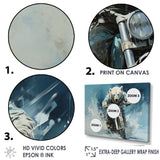 Polar Bears Snowy Ride - Bear Wall Art Prints