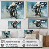 Polar Bears Snowy Ride - Bear Wall Art Prints