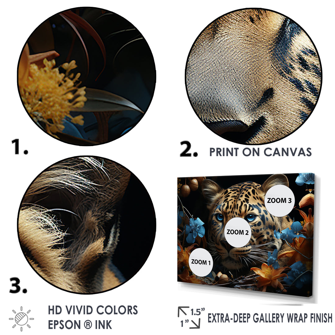 Leopard Elusive Hunter Portrait - Leopard Home Decor Art