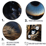 Blue Eyes Of The Jungle - Leopard Canvas Wall Art