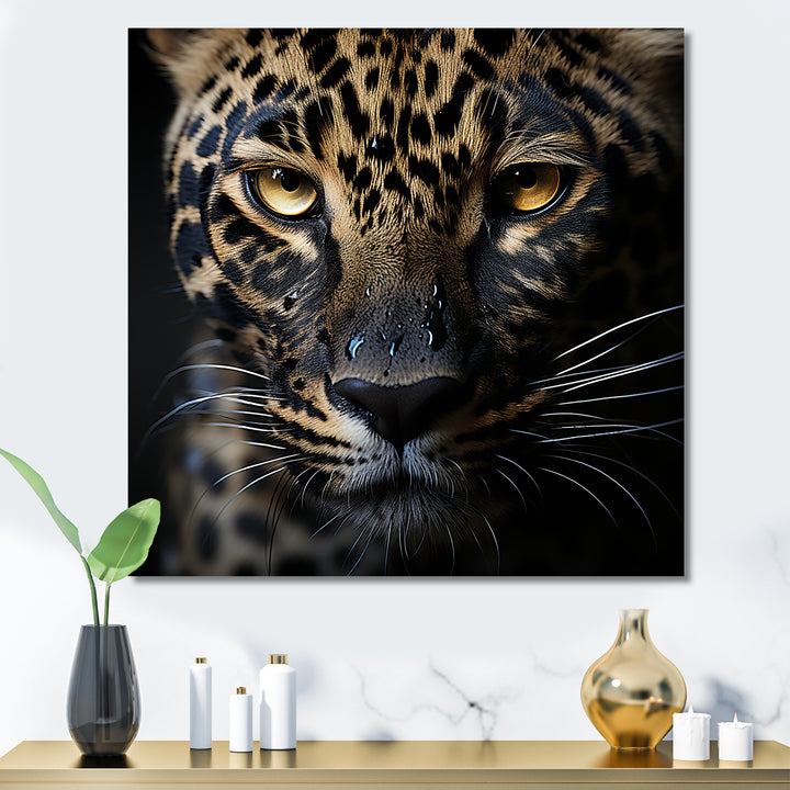 Leopards Graceful Contours - Leopard Canvas Wall Art