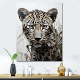 Monochrome Intrigue Leopard Royalty - Leopard Wall Art Prints