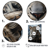 Monochrome Majesty Leopard In The Wild - Beige Leopard Wall Art