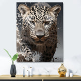 Leopard Mysterious Hunter - Leopard Living Room Wall Art