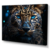 Leopard Nocturnal Sovereign Nighttime Blues - Leopard Wall Decor