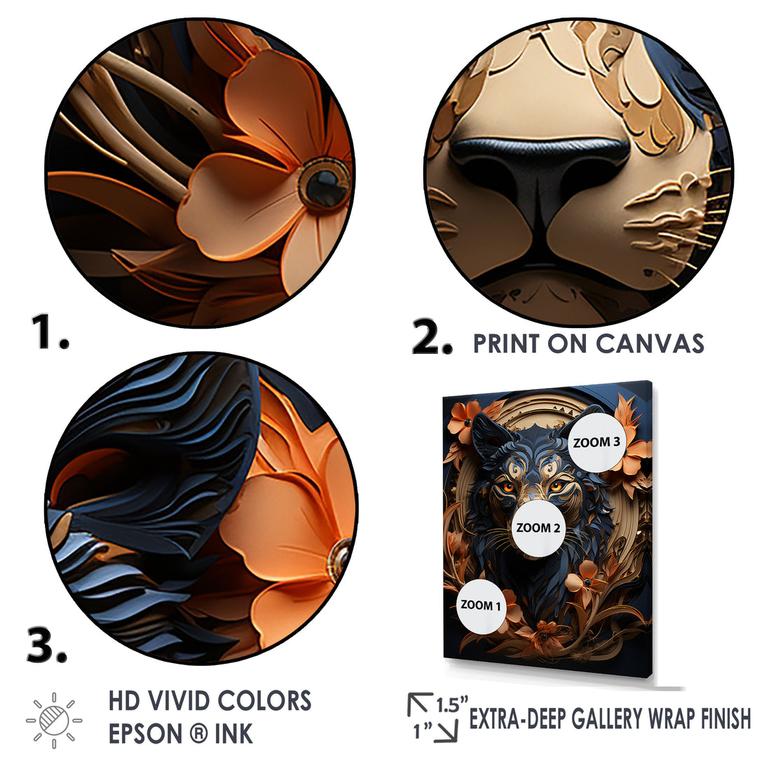Obsidian Stealth Leopard - Leopard Wall Art Prints