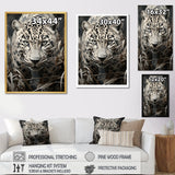 Graceful Leopard Predators In The Wild - Gray Leopard Wall Art