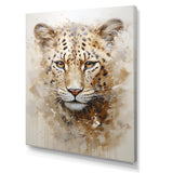 Cheetah S Stare Dominance - Leopard Canvas Wall Art