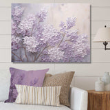 Blooming Lilac Melody I - Floral Canvas Wall Art