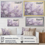 Blooming Lilac Melody I - Floral Canvas Wall Art