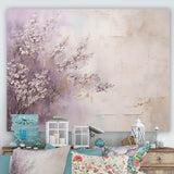 Blooming Lilac Melody II - Floral Canvas Wall Art