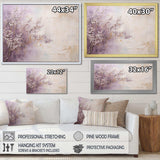 Blooming Lilac Melody II - Floral Canvas Wall Art