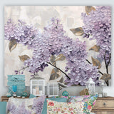 Beautiful Lilac Dreamscape I - Floral Canvas Wall Art