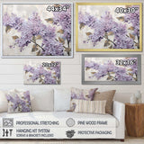 Beautiful Lilac Dreamscape I - Floral Canvas Wall Art