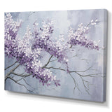 Beautiful Lilac Dreamscape IV - Floral Canvas Wall Art