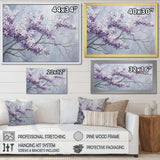 Beautiful Lilac Dreamscape IV - Floral Canvas Wall Art