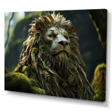 Enchanted Lion Wilderness Fantasy - Lion Living Room Wall Art