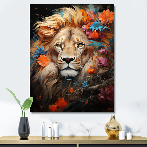 Eternal Majesty Lion Timeless Gaze - Lion Wall Decor