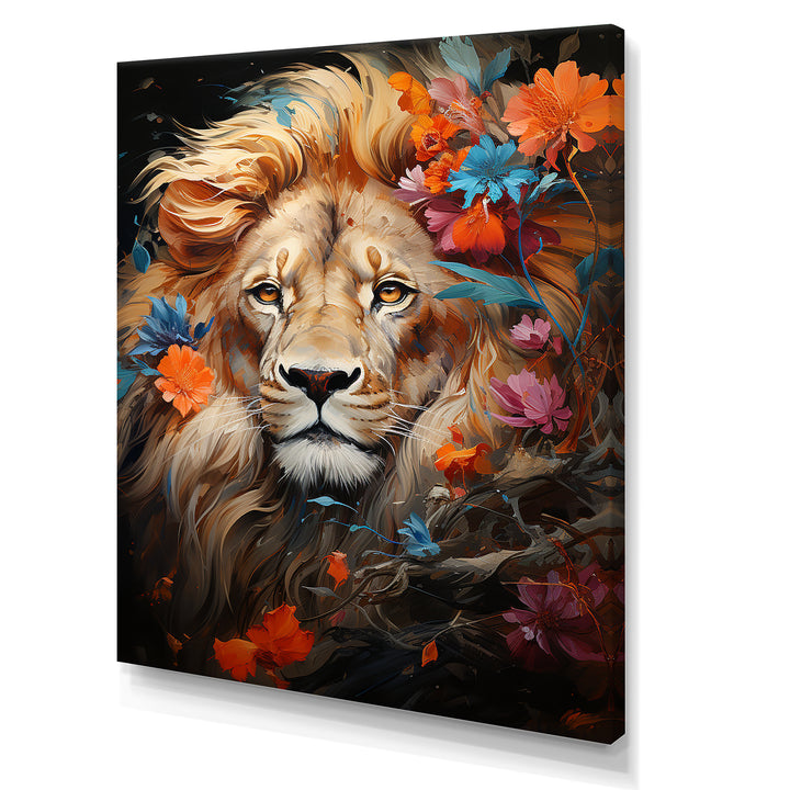 Eternal Majesty Lion Timeless Gaze - Lion Wall Decor