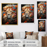Eternal Majesty Lion Timeless Gaze - Lion Wall Decor