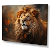 Shimmering Golden Lion Reflections - Lion Home Decor Art
