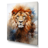Intense Lions Gaze Realism - Lion Bedroom Wall Art
