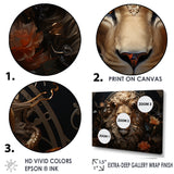 Radiant Luminous Bronze Lion - Lion Wall Art Prints