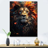 Lion Wild Essence - Lion Canvas Wall Art