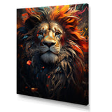 Lion Wild Essence - Lion Canvas Wall Art