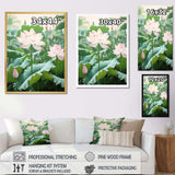 Lotus Minimalism Dream I - Floral Canvas Wall Art