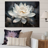 Serenity Blossum Lotus - Floral Canvas Wall Art