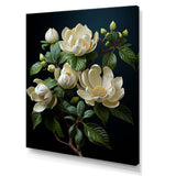 Beige Art Of Magnolias - Floral Canvas Wall Art